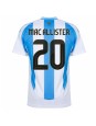 Argentina Alexis Mac Allister #20 Domácí Dres Copa America 2024 Krátký Rukáv